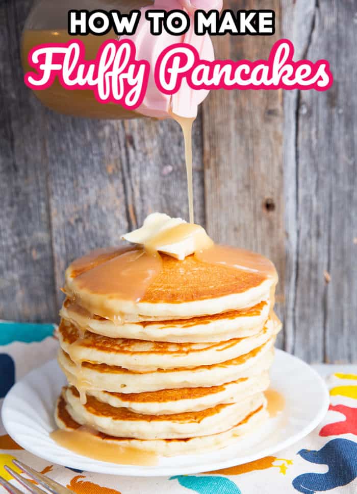 How to Make Fluffy Pancakes - The Kitchen Magpie