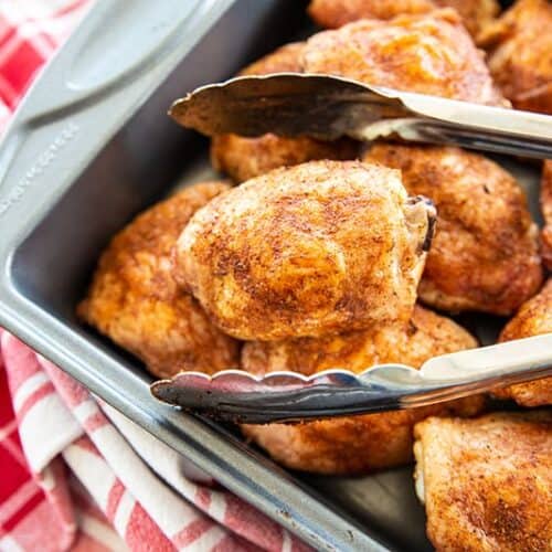 Crispy Grill Pan Chicken Thighs Recipe