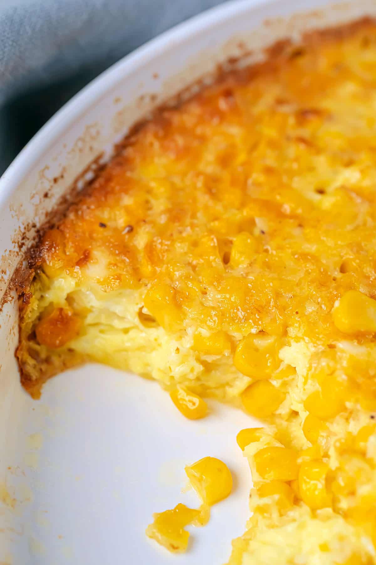 Creamy Corn Pudding - The Kitchen Magpie