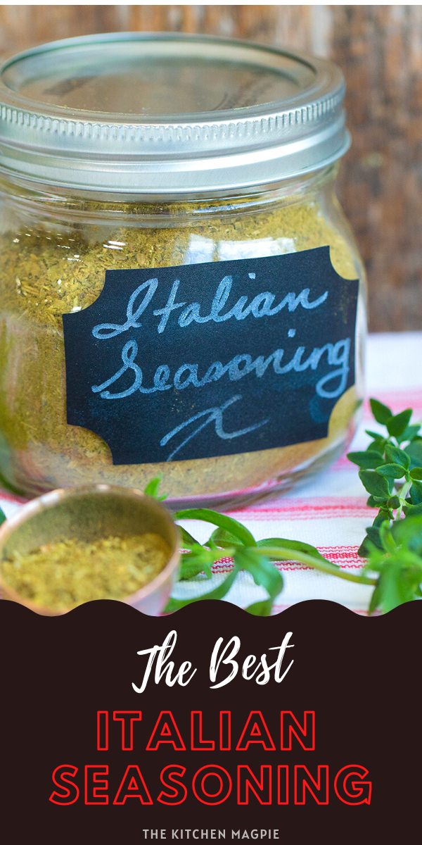 How to make your own homemade Italian seasoning to use in recipes! All of the spices are readily available at your local store! 