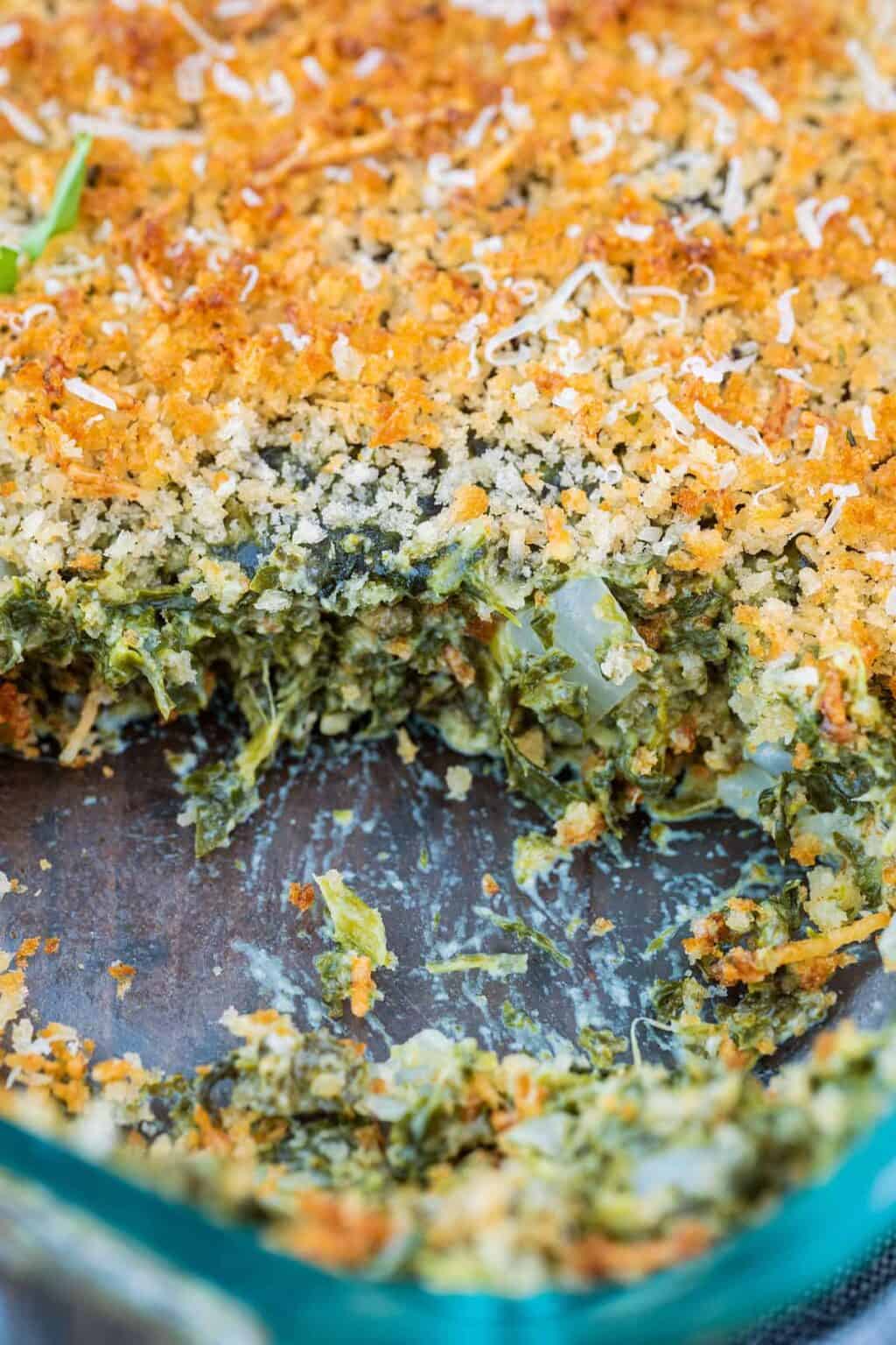 Creamy Spinach Casserole The Kitchen Magpie