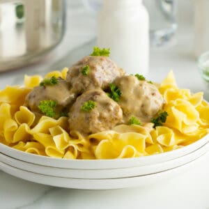 Rich and Creamy Swedish Meatballs - The Kitchen Magpie