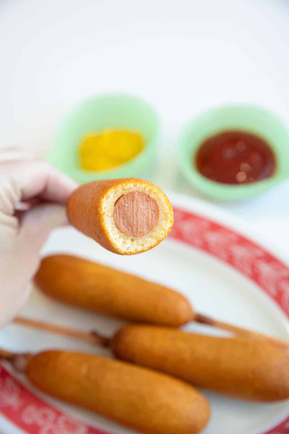 Air Fryer Corn Dogs - The Kitchen Magpie