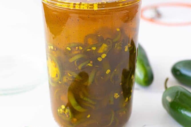 Candied Jalapenos - The Kitchen Magpie