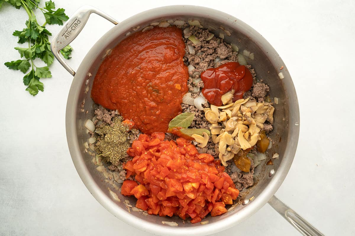 The Perfect Pantry®: Tomato paste (Recipe: my own meat sauce)