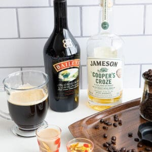 Ingredients for Irish Coffee