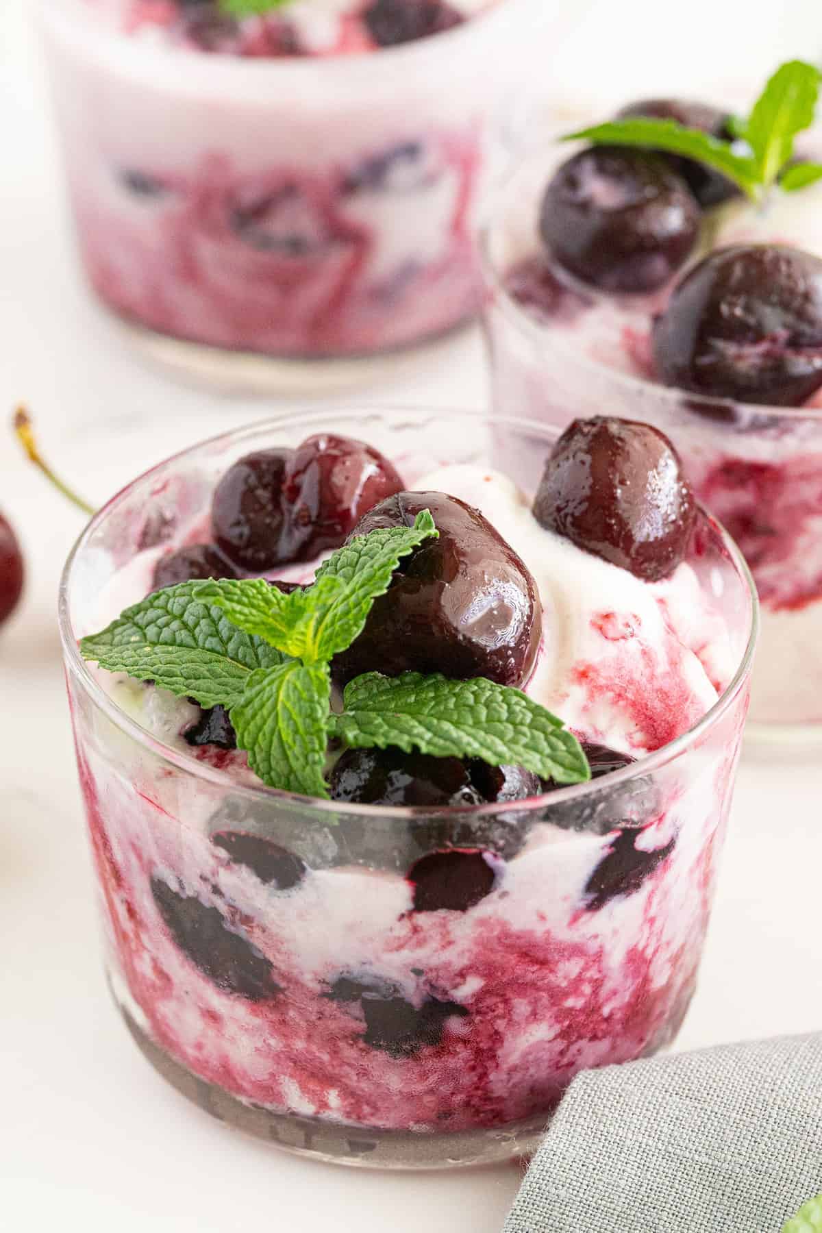 Yogurt Parfaits with Homemade Maraschino Cherries Recipe