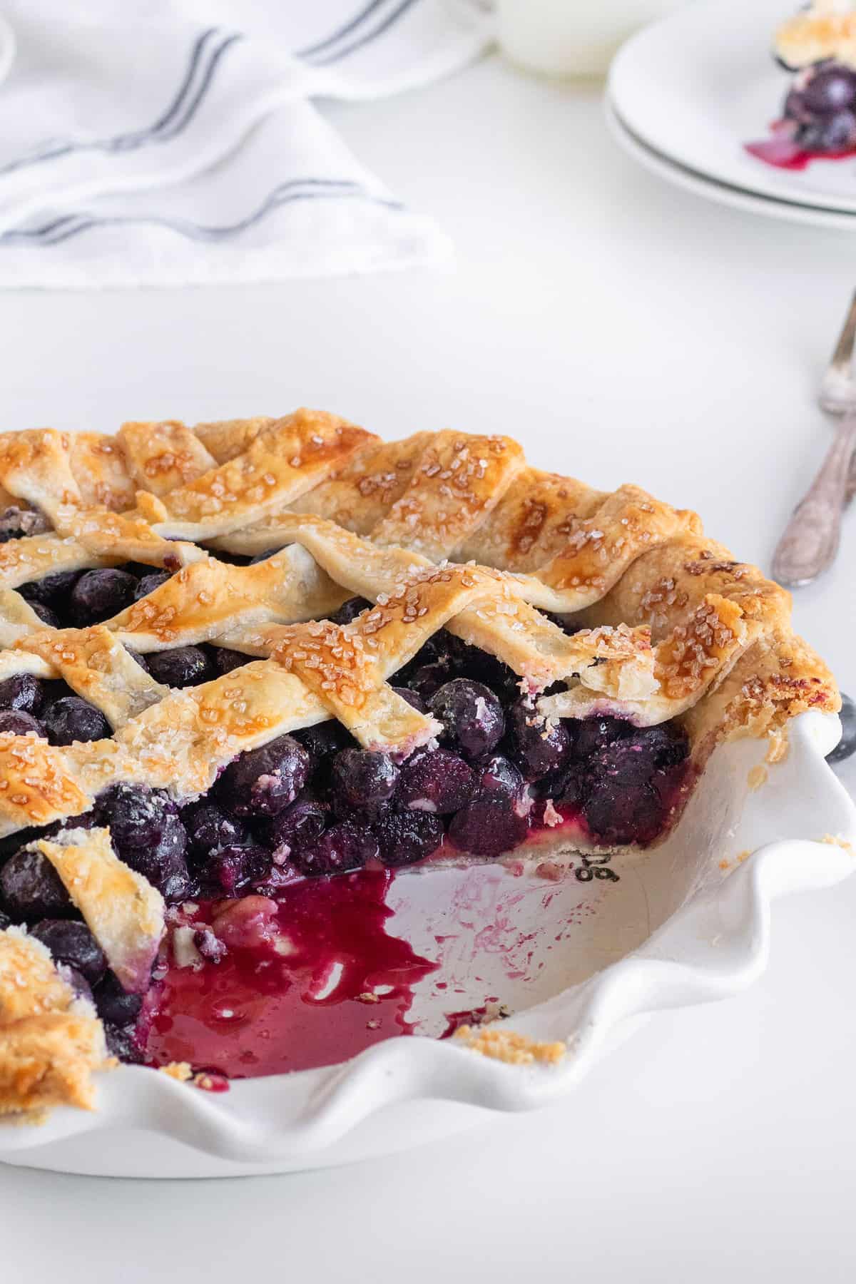 Blueberry Pie - The Kitchen Magpie