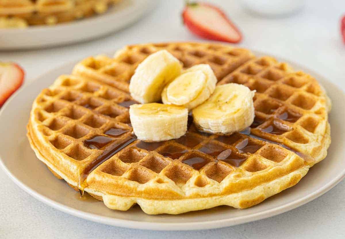 Classic Homemade Belgian Waffle Recipe - The Kitchen Magpie