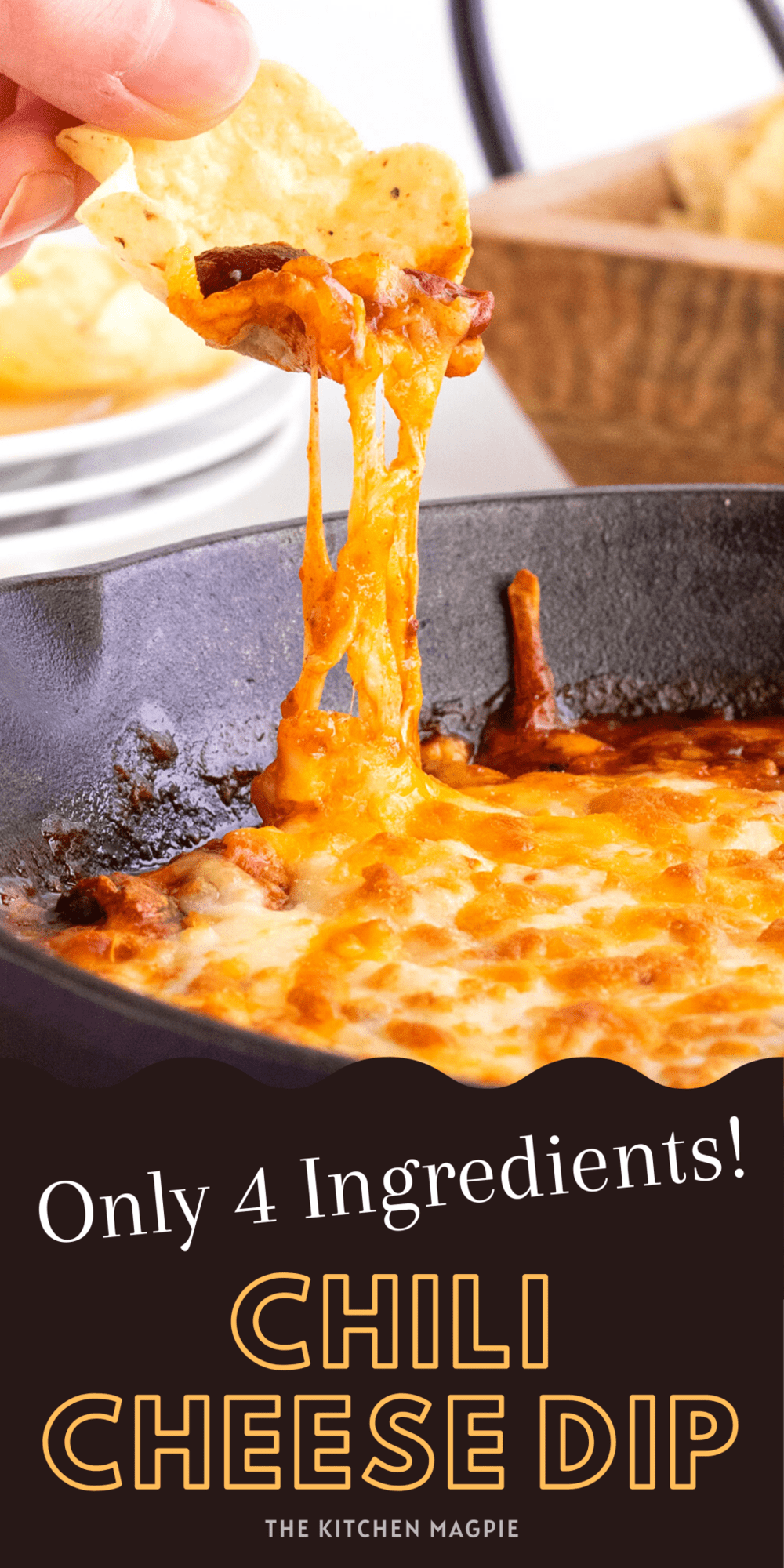 Chili Cheese Dip - The Kitchen Magpie