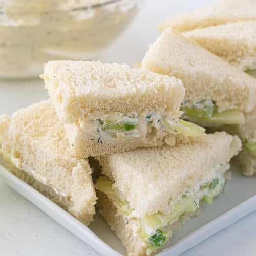 Cucumber Sandwiches - The Kitchen Magpie