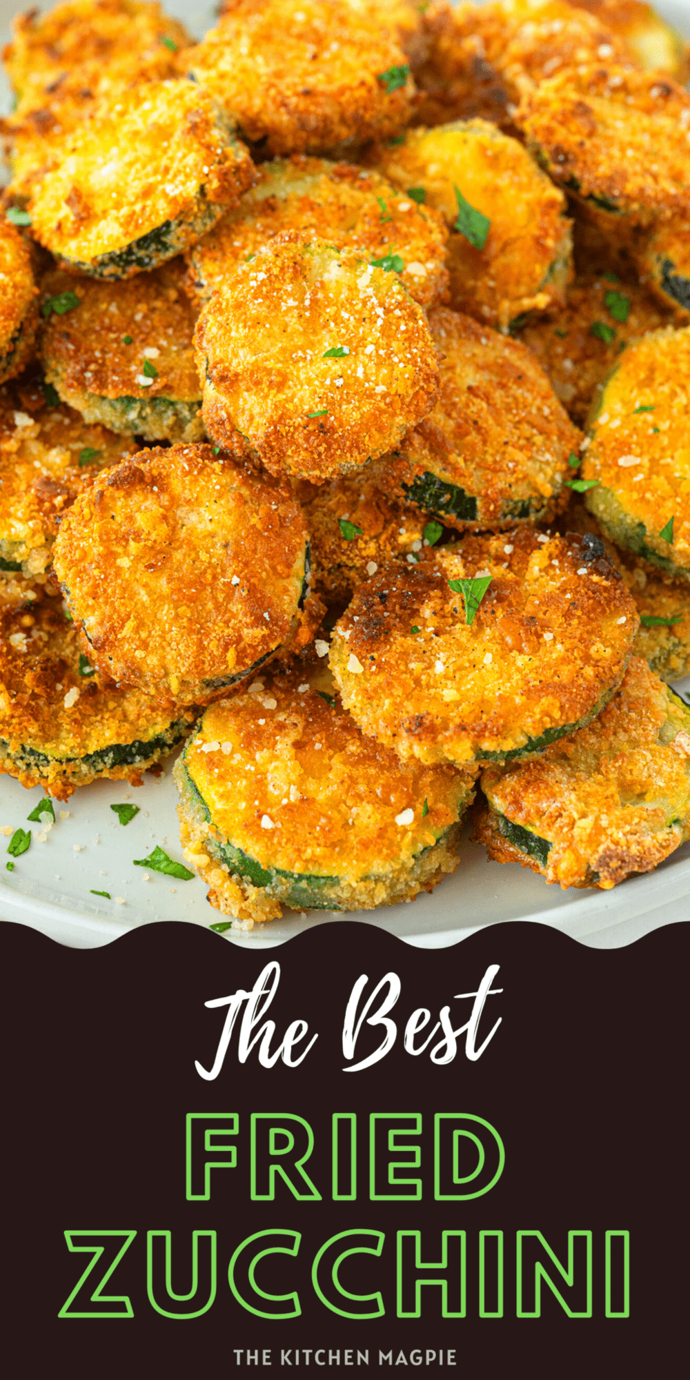 Crispy, Buttery Fried Zucchini - The Kitchen Magpie