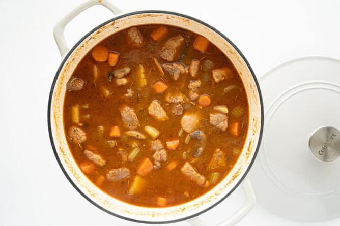 Classic Homestyle Pork Stew - The Kitchen Magpie