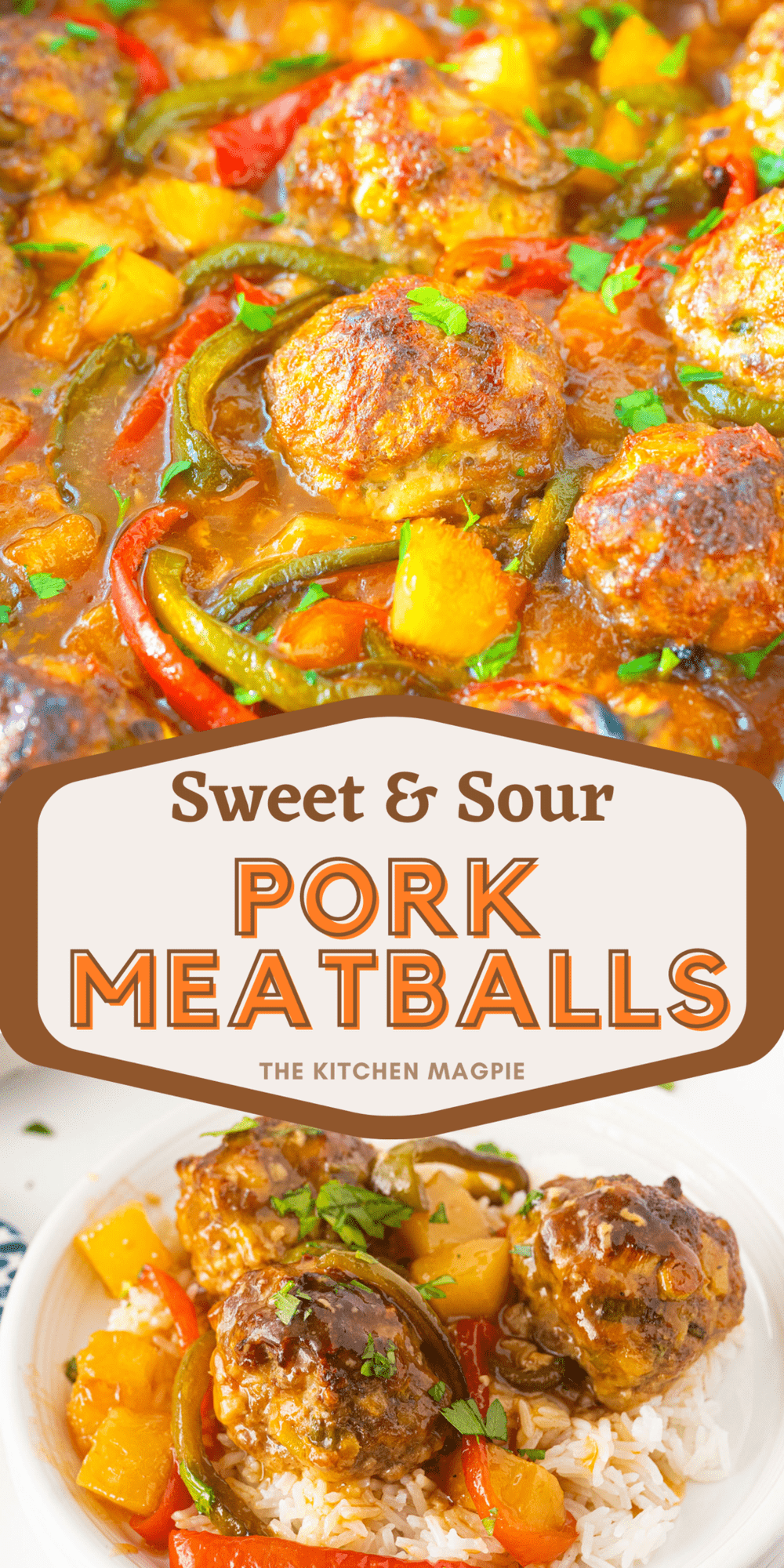 Sweet & Sour Pork Meatballs - The Kitchen Magpie