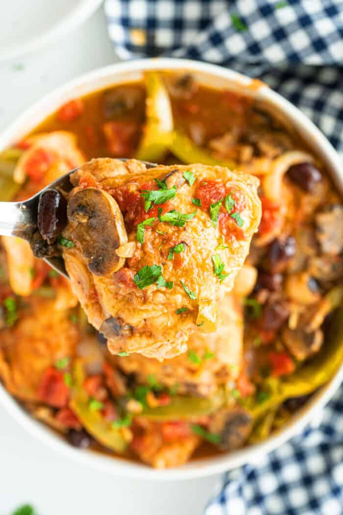 Chicken Marengo - The Kitchen Magpie