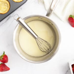 Strawberry Tarts in process