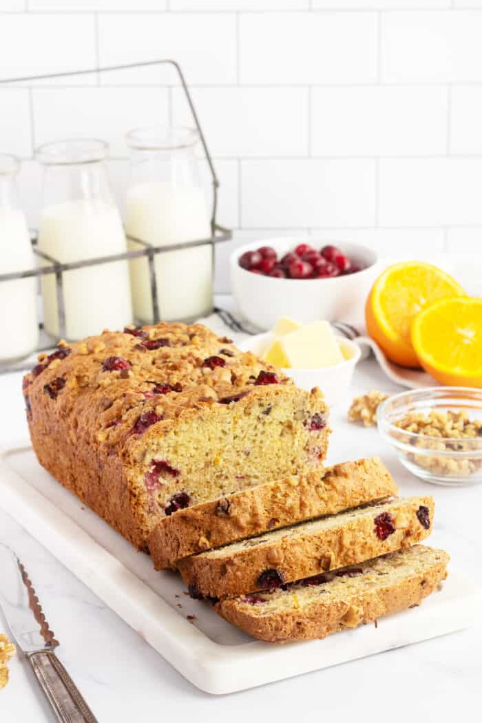 Cranberry Nut Bread - The Kitchen Magpie