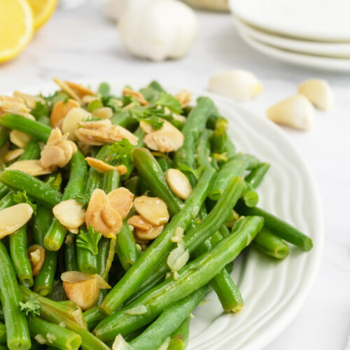 Green Beans Almondine - The Kitchen Magpie