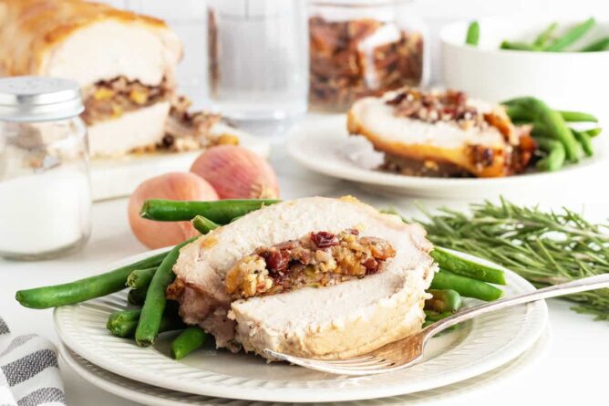 Stuffed Pork Loin - The Kitchen Magpie