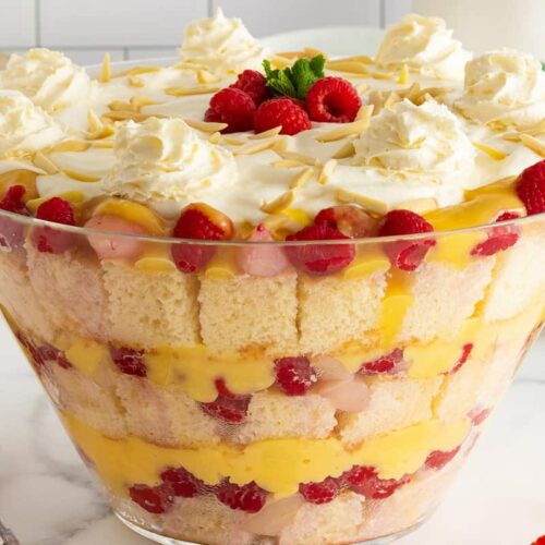 English Christmas Trifle - The Kitchen Magpie