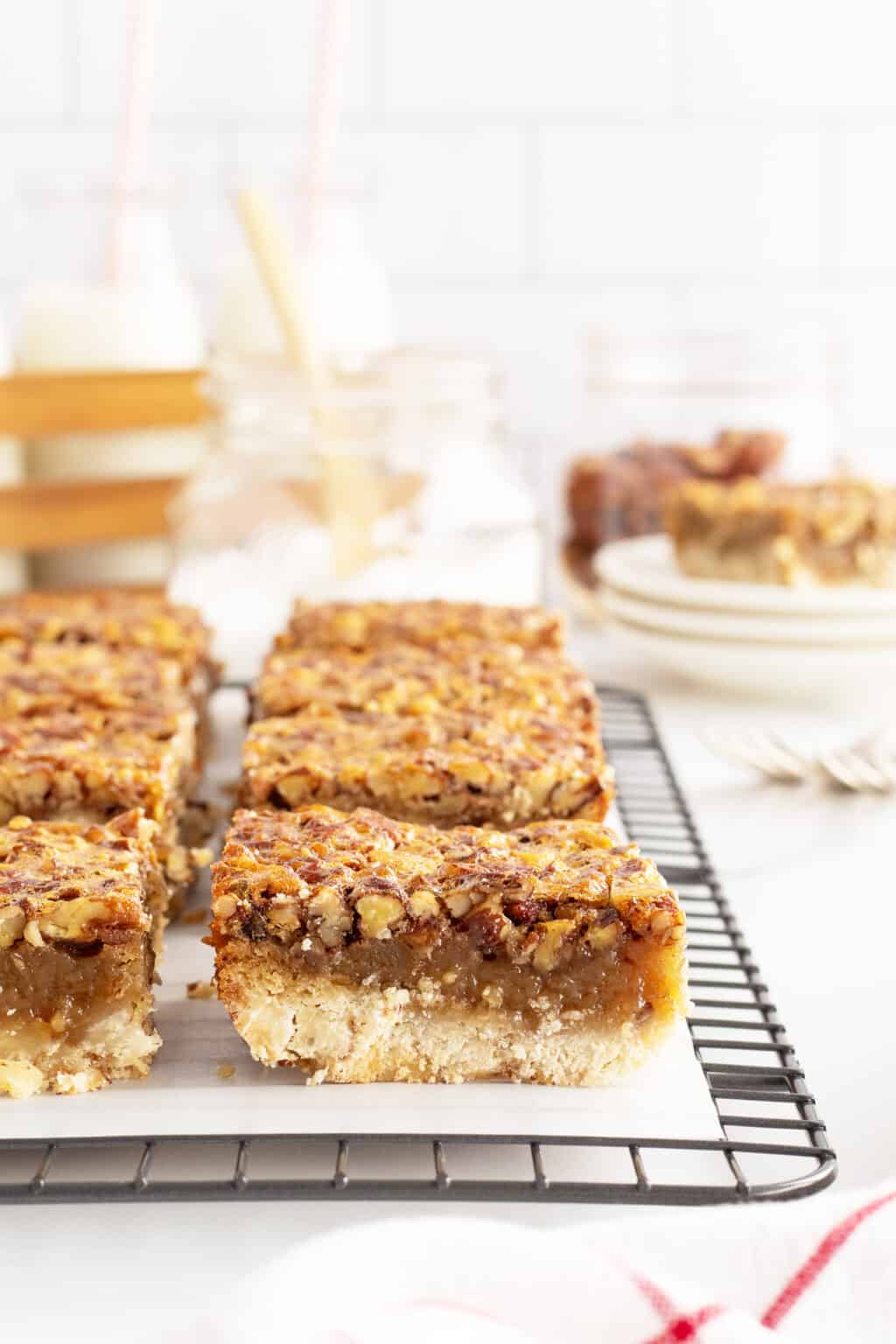 Pecan Pie Bars - The Kitchen Magpie