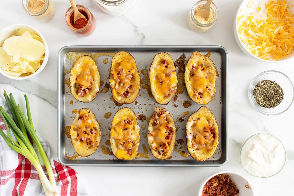 How to Make Salty, Crispy Skinned Oven Baked Potatoes - The Kitchen Magpie