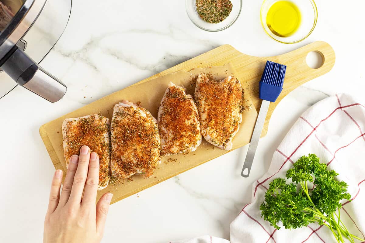 Air Fryer Fried Chicken - The Kitchen Magpie