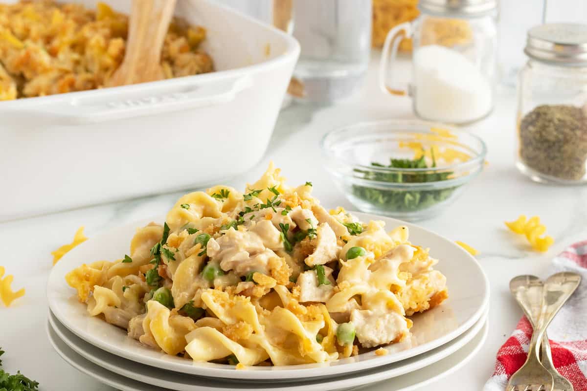 Creamy Turkey Casserole The Kitchen Magpie