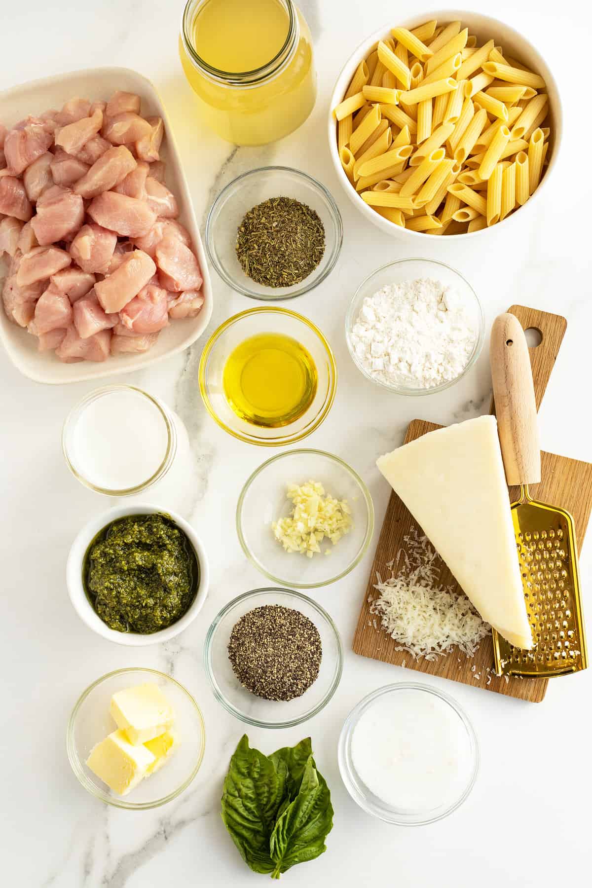 Creamy Chicken Pesto Pasta The Kitchen Magpie