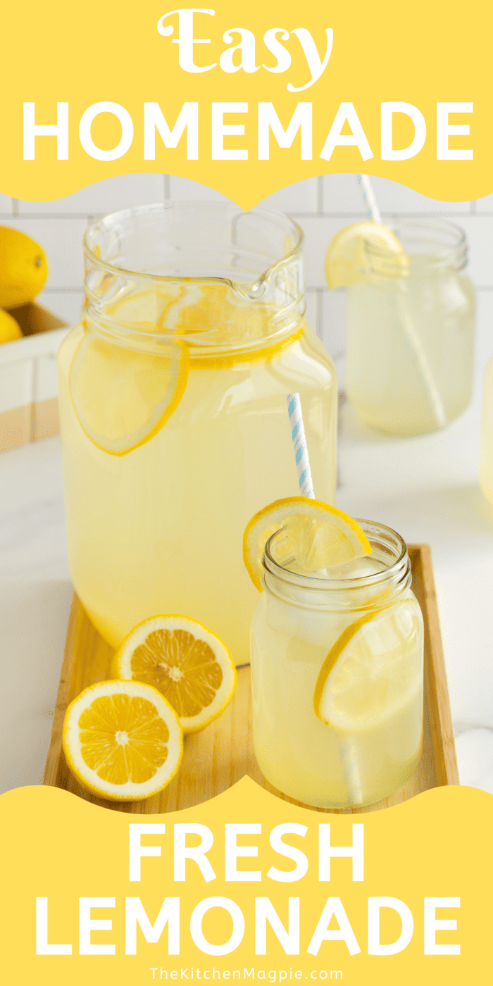 Homemade Lemonade - The Kitchen Magpie