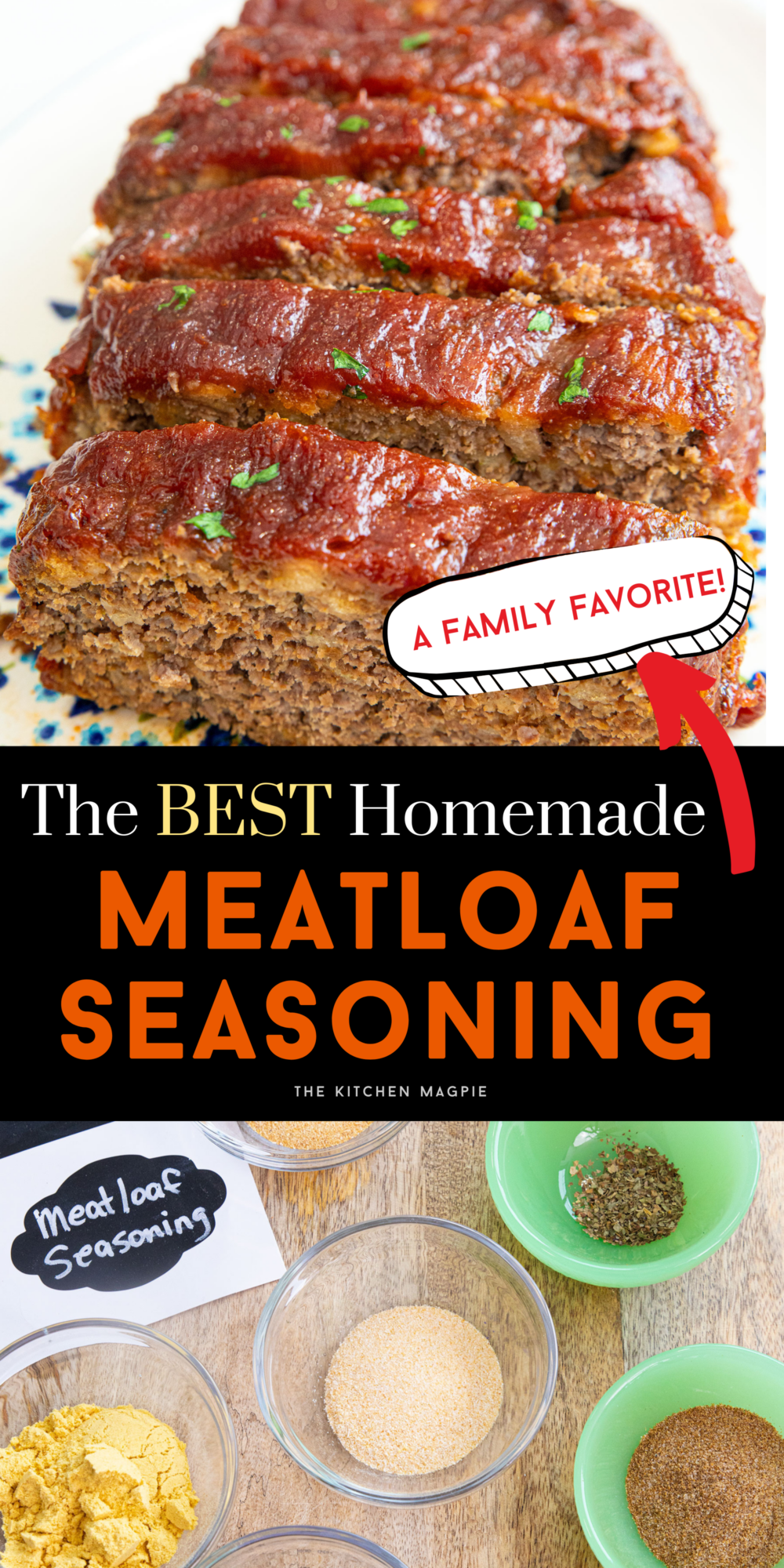 Delicious homemade meatloaf seasoning, perfect for all meatloaf recipes! Add in a couple of teaspoons per meatloaf to amp up the flavor.