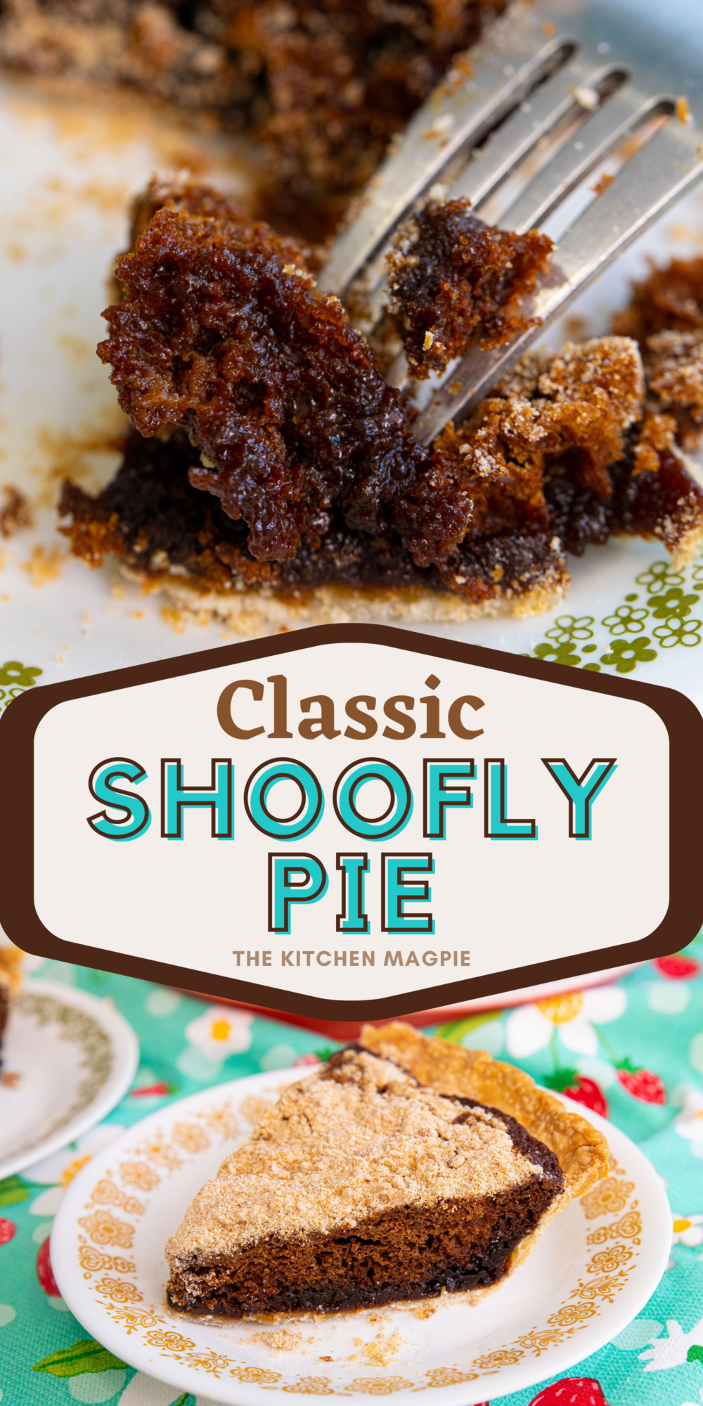 This shoofly pie is an old-fashioned, delicious pie that has a rich, deep molasses filling that is like a sticky toffee cake!
